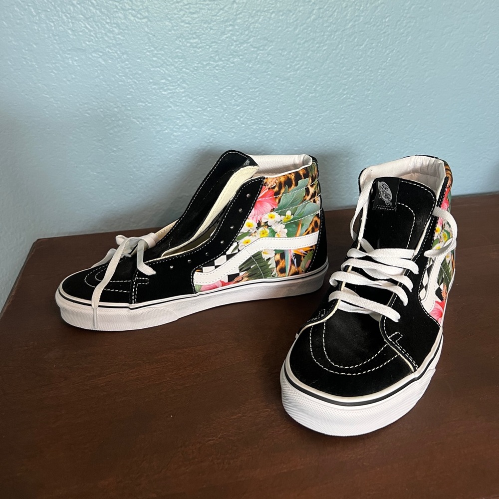 Brand new floral vans